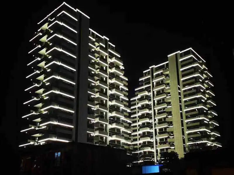 building outline Linear Lighting project