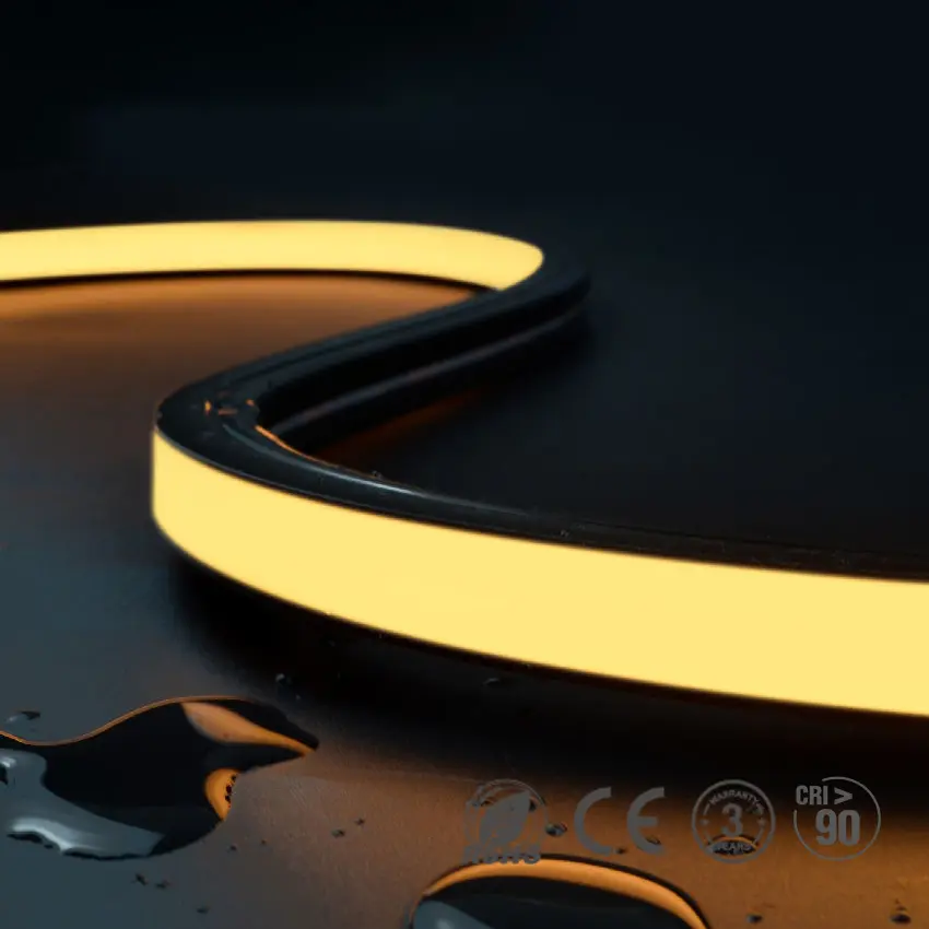 Top bending Black Neon