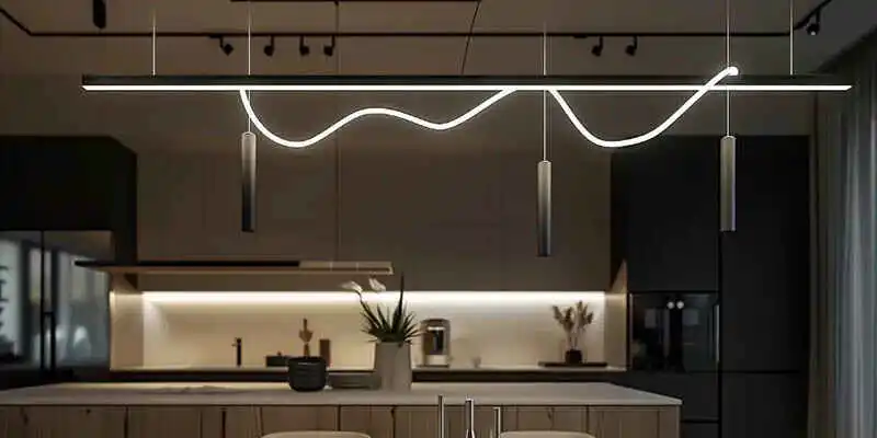 360° LED Neon strip installation