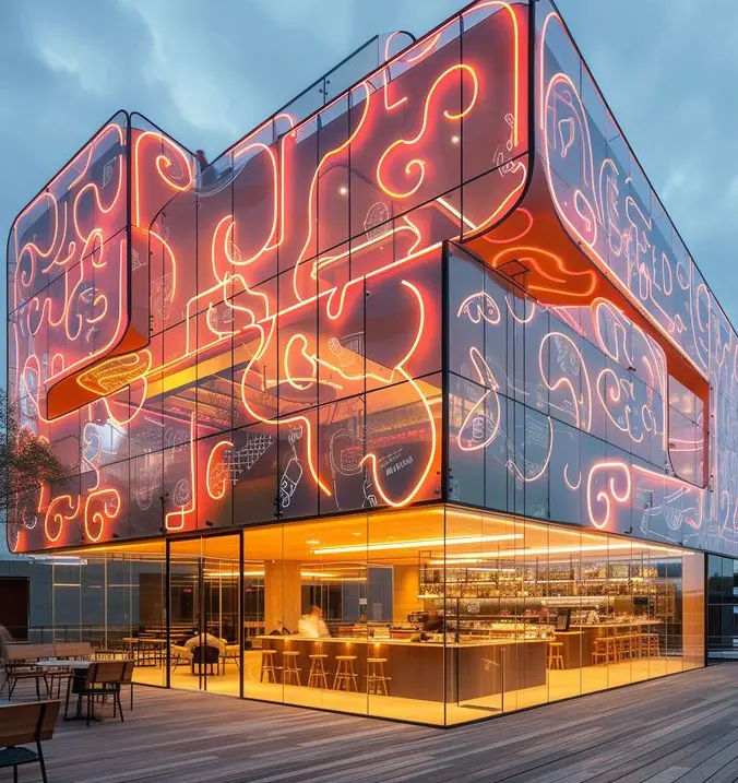 3D Project Architectural Contour Lighting