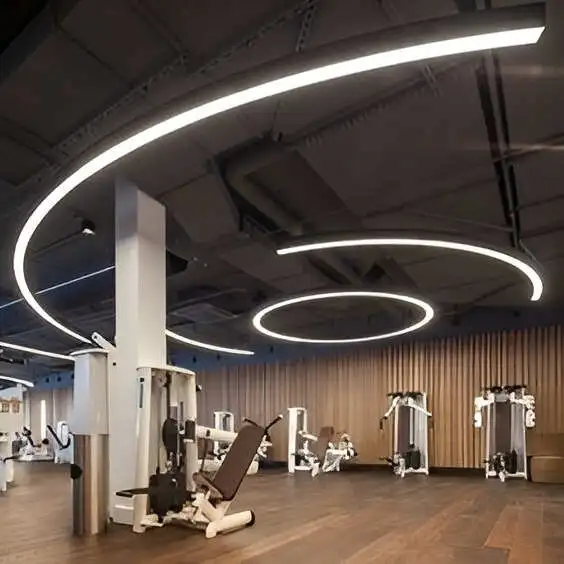 curve profile Curved aluminum profile for commercial lighting