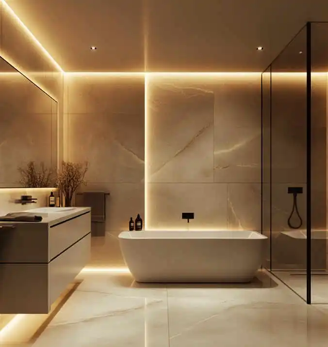 bathroom strip Waterproof LED Strip for bathroom