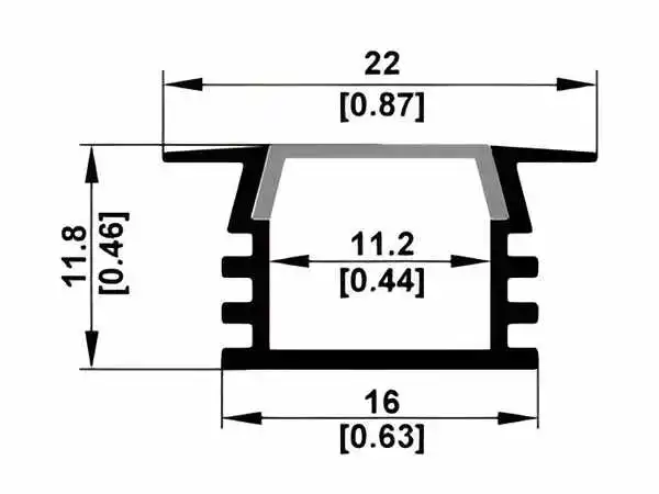 LED Profile Size
