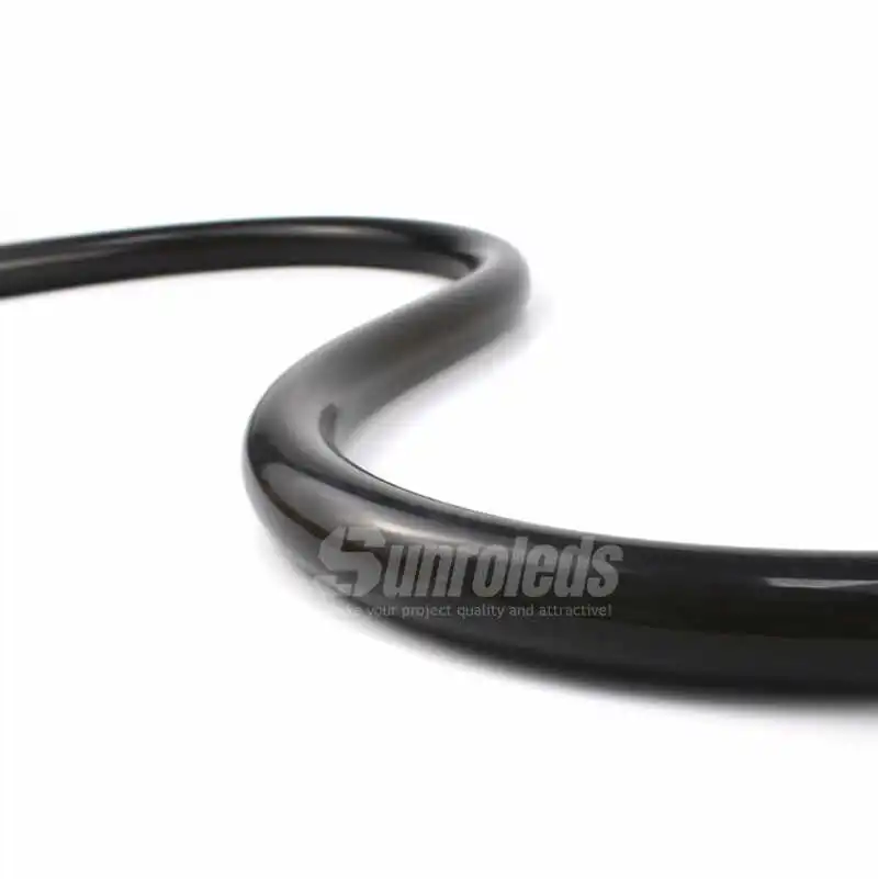 Black neon R25 360 degree Black neon rope light