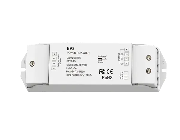 Power repeater EV3 LED Amplifier for RGB LED Strip