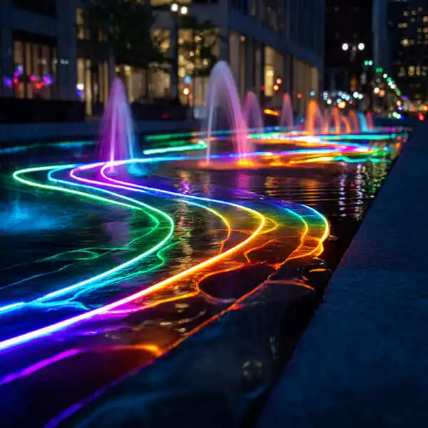 artiest light IP68 Neon strip lights for water features