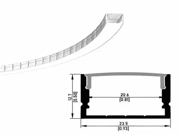 Flexible led profile SH2312