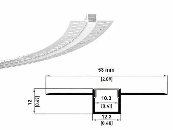 Side bend profile SH5412
