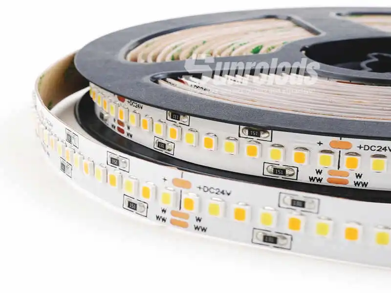 dual white LED Strip High efficiency LED Strip 128leds/m