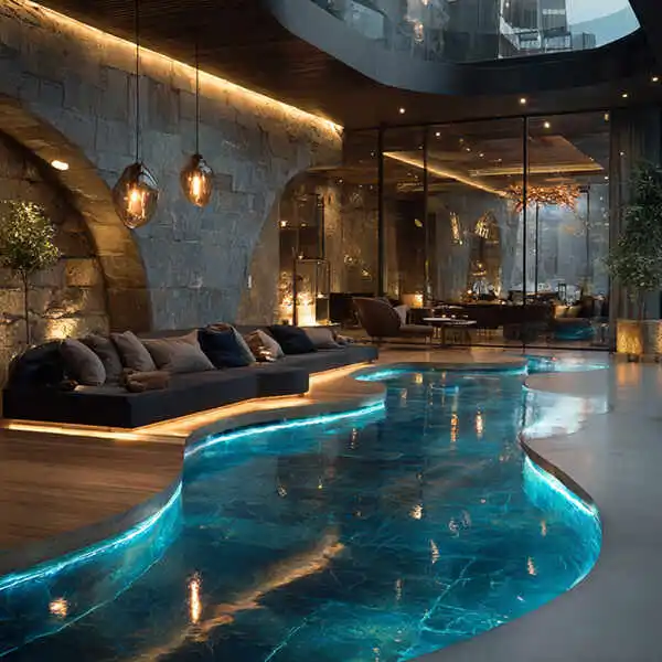 spa led strip for hotel sauna and spa