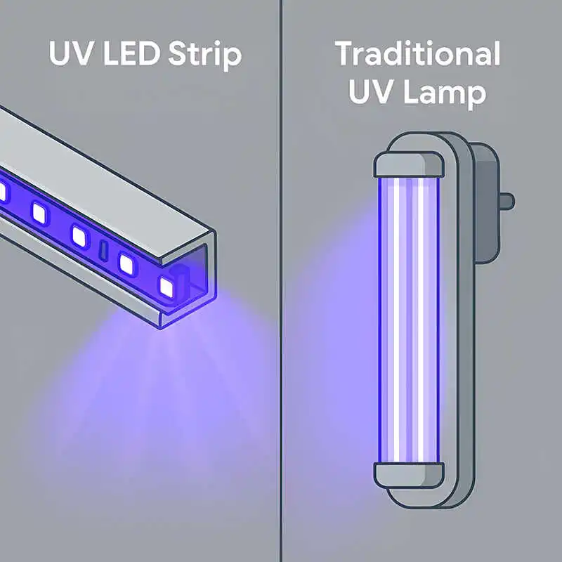 uv lamp UV Lamp vs uv strip
