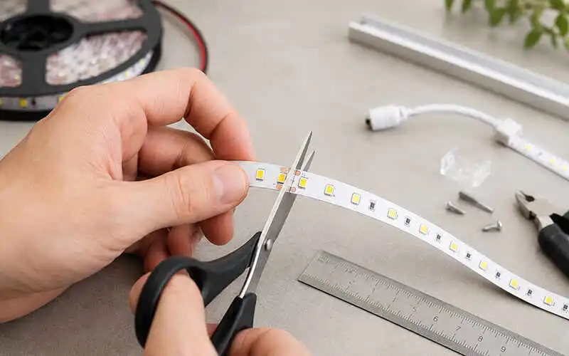 cutting LED Strip cutting